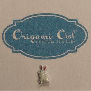 🆕Origami Owl RARE Easter Bunny Charm
